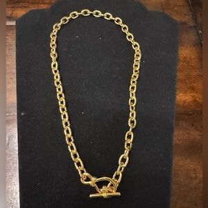 NWOT Gold Chain Toggle Necklace Women Jewelry
